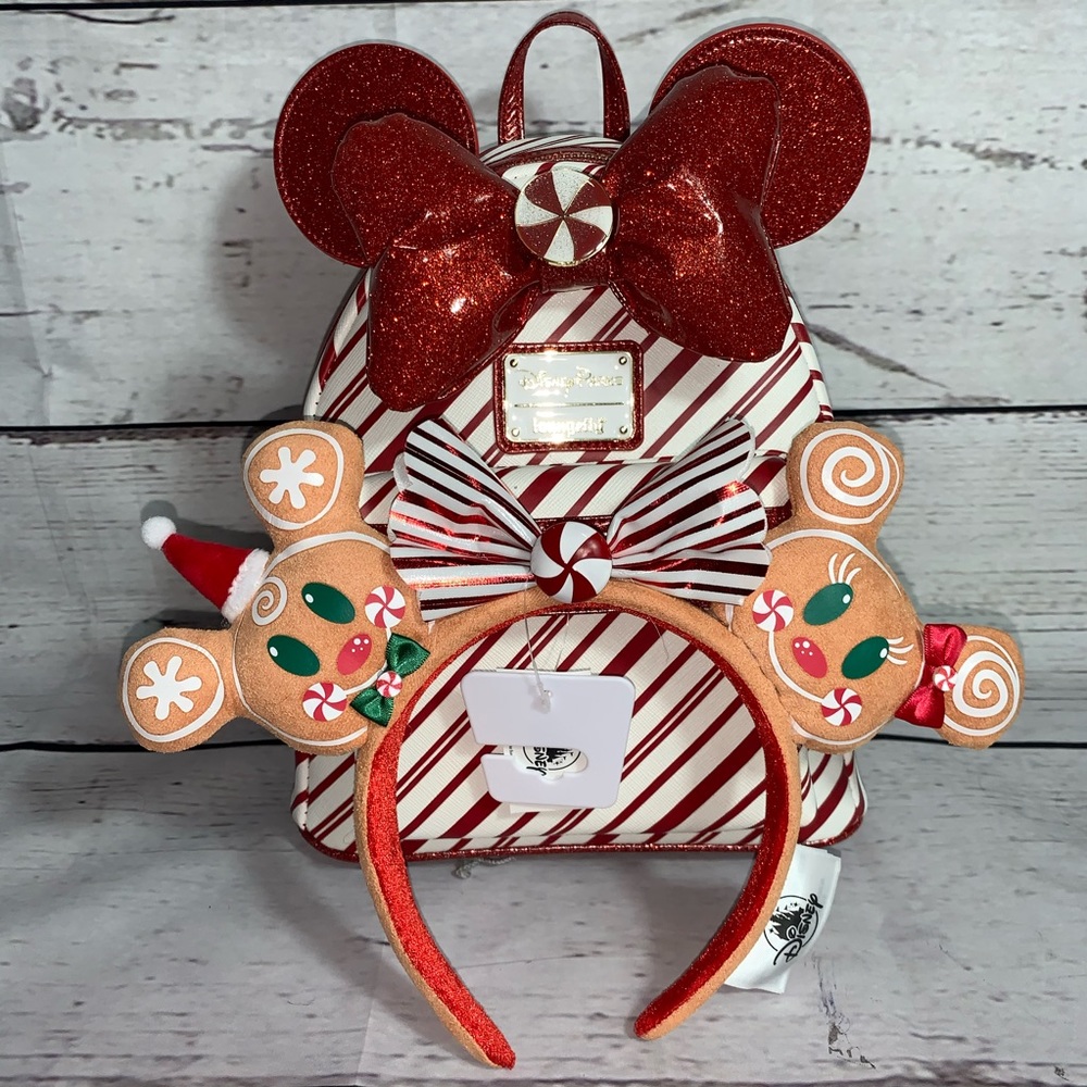 Disney Parks Christmas Loungefly Mini Backpack - Picture 10 of 14